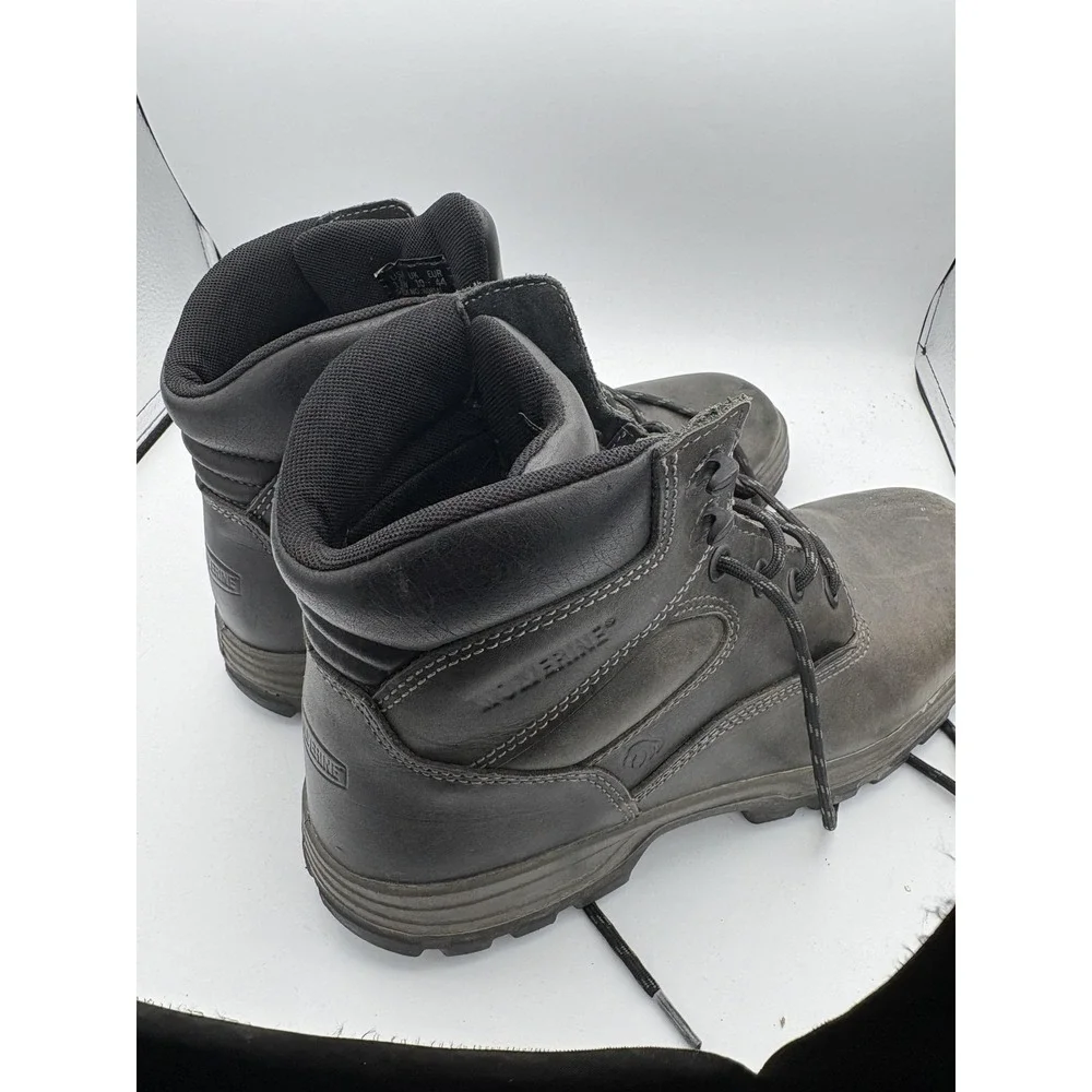 Wolverine Boots Mens Size 11EW Black Leather Combat Work Ankle Lace Up W08141
